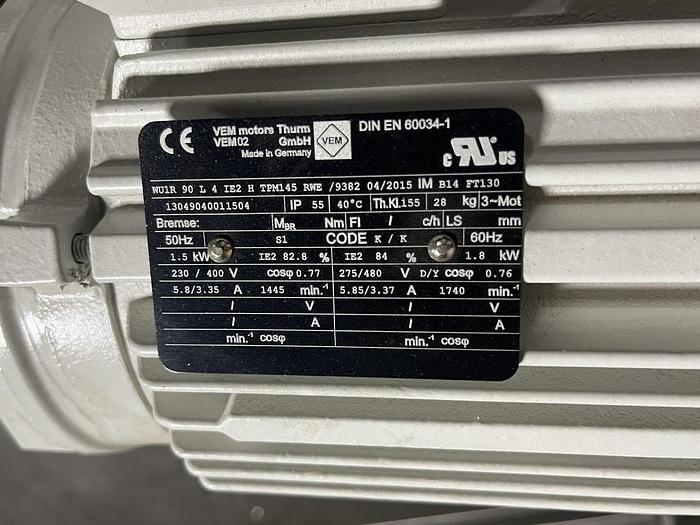 Used 50 LITER EKATO UNIMIX VACUUM MIXER - MODEL SRT 50