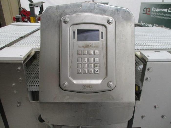 Used CEIA THS METAL DETECTOR,28" WIDE X 2 1/4" CLEAR, 2 7/8" APERTURE, 5' LONG WITH RETRACTING BELT REJECT