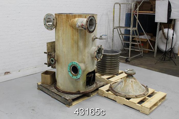 Used Voith Size 10 Pressure Screen, Stainless Steel Housing #43165