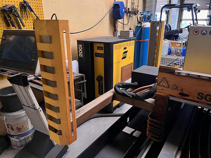 Used BRUGT CNC-PLASMASKÆRER FABR. ESAB, MODEL SGX 2000