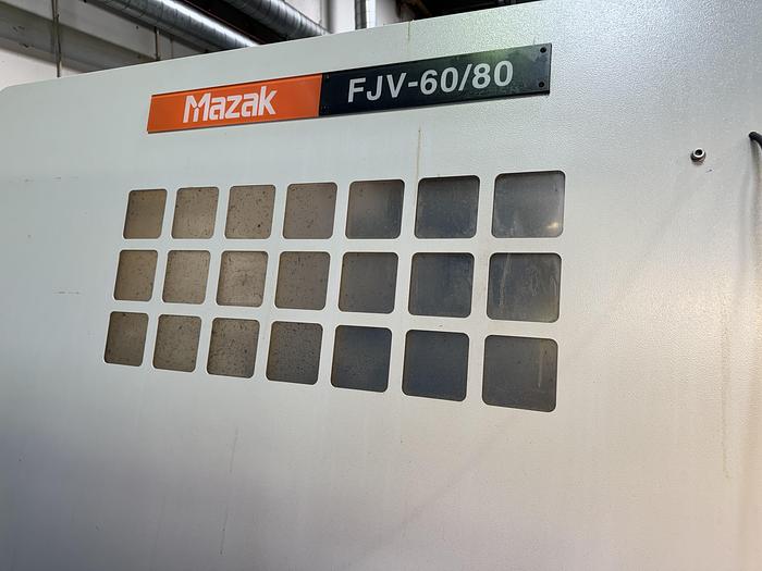 Used BRUGT VERTIKALT BEARBEJDNINGSCENTER FABR. MAZAK, MODEL FJV 60/80