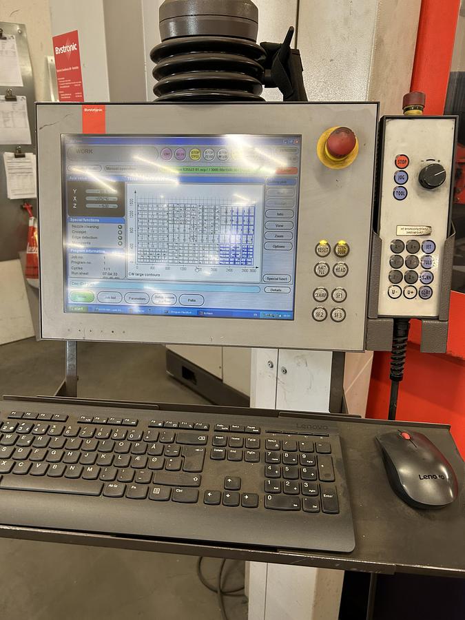 Used BRUGT CNC-LASERSKÆRER FABR. BYSTRONIC, MODEL BYLASER 4400