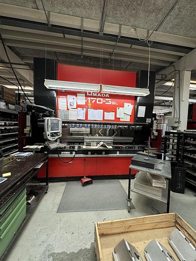 Used BRUGT CNC-KANTPRESSE FABR. AMADA, MODEL HBP 170-3SL