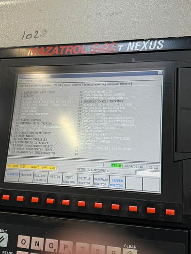 Used BRUGT CNC-DREJEBÆNK FABR. MAZAK, MODEL QTN 250 MY