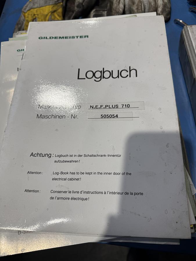 Used BRUGT CNC-DREJEBÆNK FABR. GILDEMEISTER NEF 710 PLUS