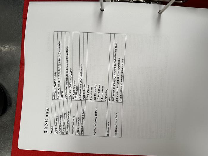 Used BRUGT CNC-FIBER LASER & REVOLVERSTANSER FABR. AMADA, MODEL LC 2515 C1AJ