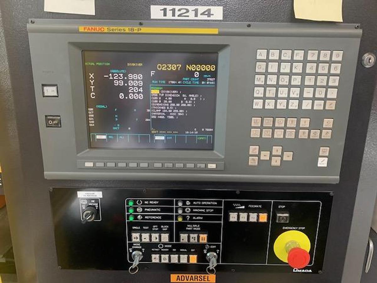 Used BRUGT CNC-REVOLVERSTANSER FABR. AMADA, MODEL MERC-722