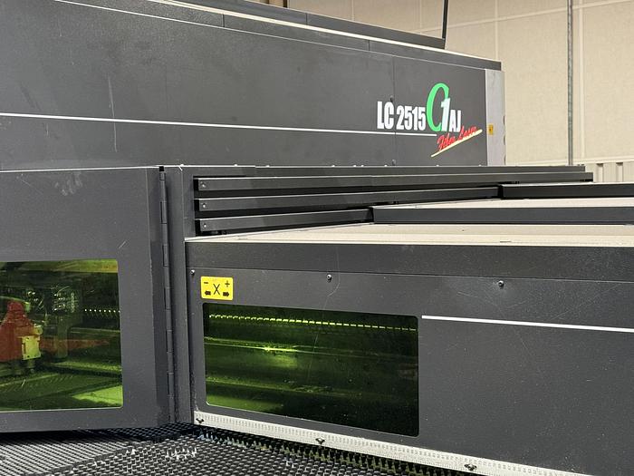 Used BRUGT CNC-FIBER LASER & REVOLVERSTANSER FABR. AMADA, MODEL LC 2515 C1AJ