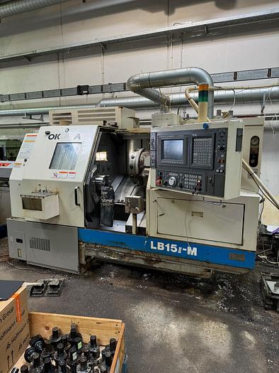 Used BRUGT CNC DREJEBÆNK FABR. OKUMA, MODEL LB 15 II-M