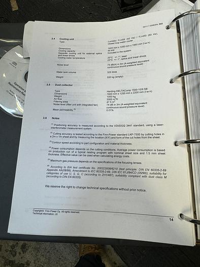 Used BRUGT CNC-LASERSKÆRER FABR. PRIMA POWER, MODEL L6 232