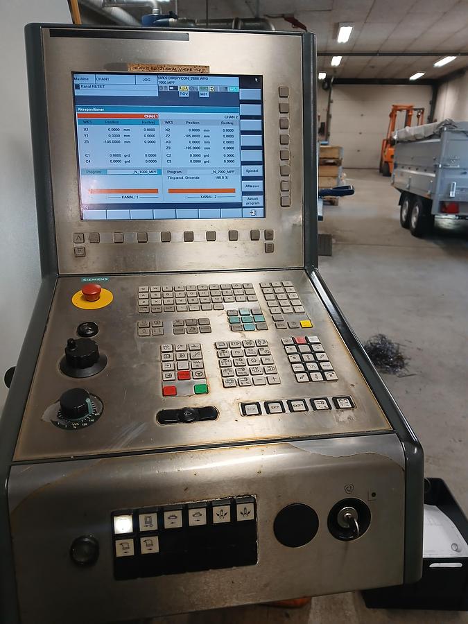 Used BRUGT CNC-DREJEBÆNK FABR. GILDEMEISTER, MODEL TWIN 65