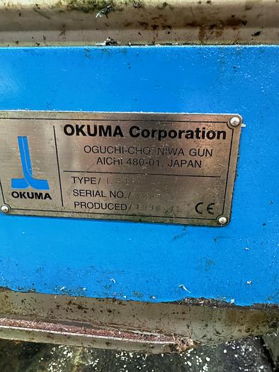 Used BRUGT CNC DREJEBÆNK FABR. OKUMA, MODEL LB 15 II-M