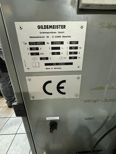 Used BRUGT CNC-DREJEBÆNK FABR. GILDEMEISTER MODEL CTX 400 E