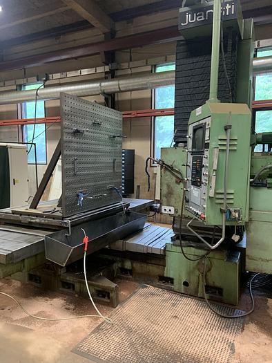 Used BRUGT CNC-HORISONTALT BOREVÆRK FABR. JUARISTI, MODEL MDR 125 A-OF-CNC