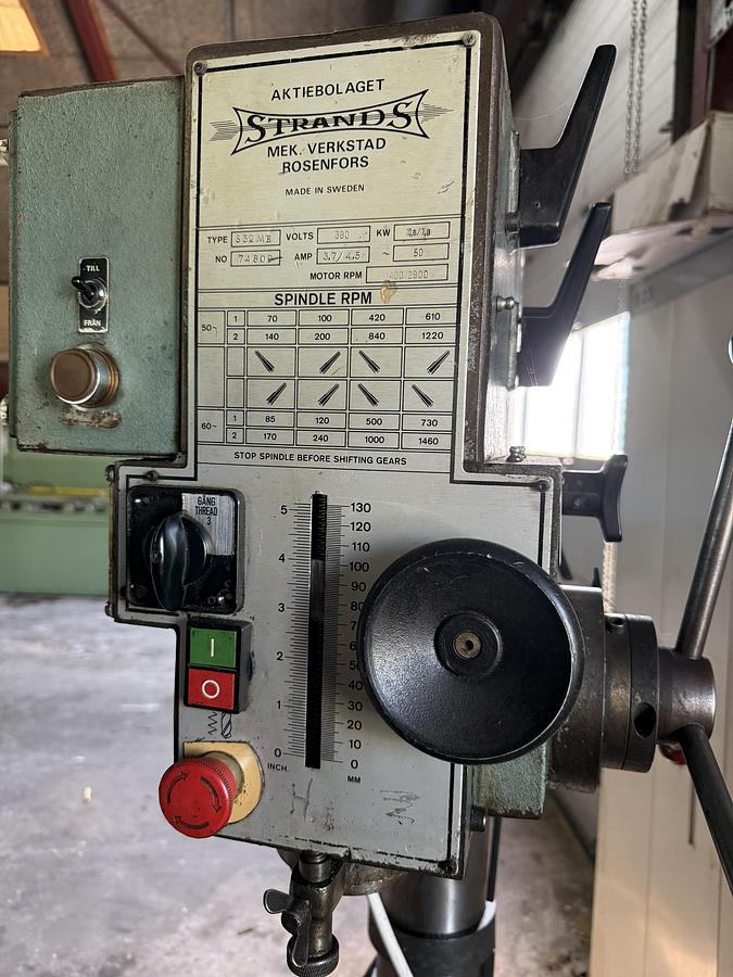 Used BRUGT SØJLEBOREMASKINE FABR. STRANDS, MODEL S32ME