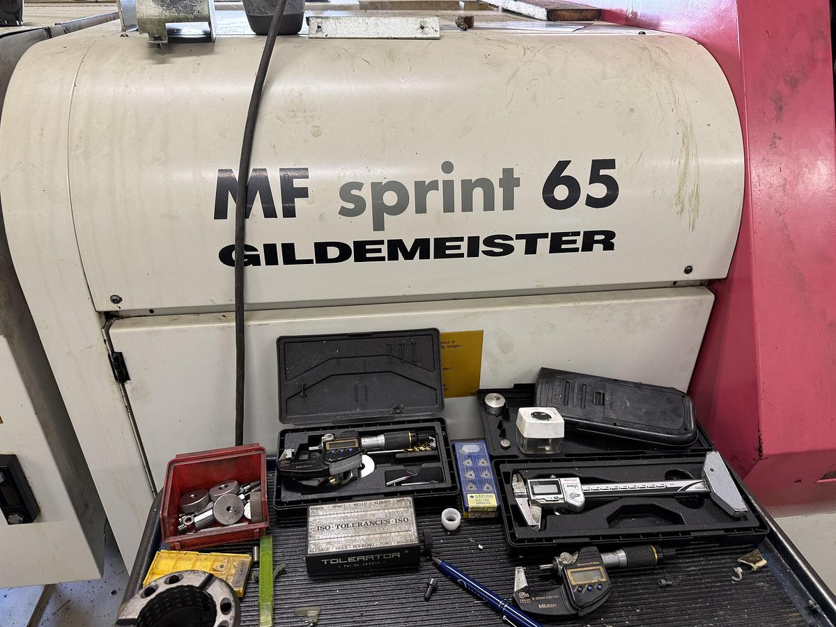 Used BRUGT CNC-DREJEBÆNK FABR. GILDEMEISTER, MODEL MF SPRINT 65