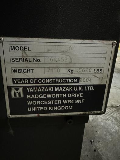 Used BRUGT VERTIKALT BEARBEJDNINGSCENTER FABR. MAZAK, MODEL VCN 510 C