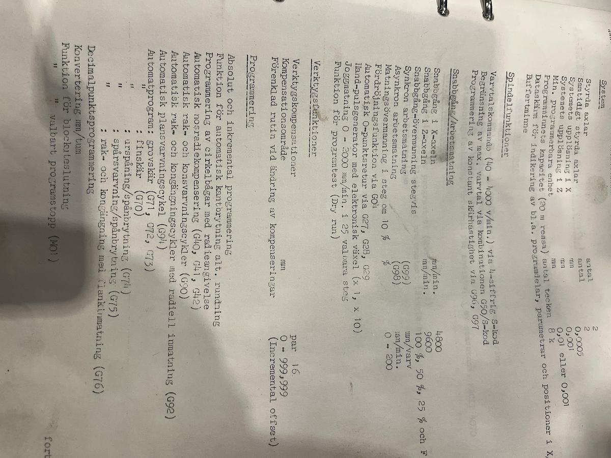 Used BRUGT CNC-DREJEBÆNK FABR. MORI SEIKI, MODEL SL-3H