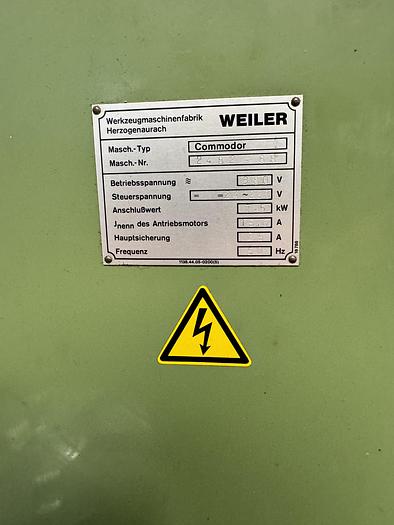 Used BRUGT DREJEBÆNK FABR. WEILER, MODEL COMMODOR 75