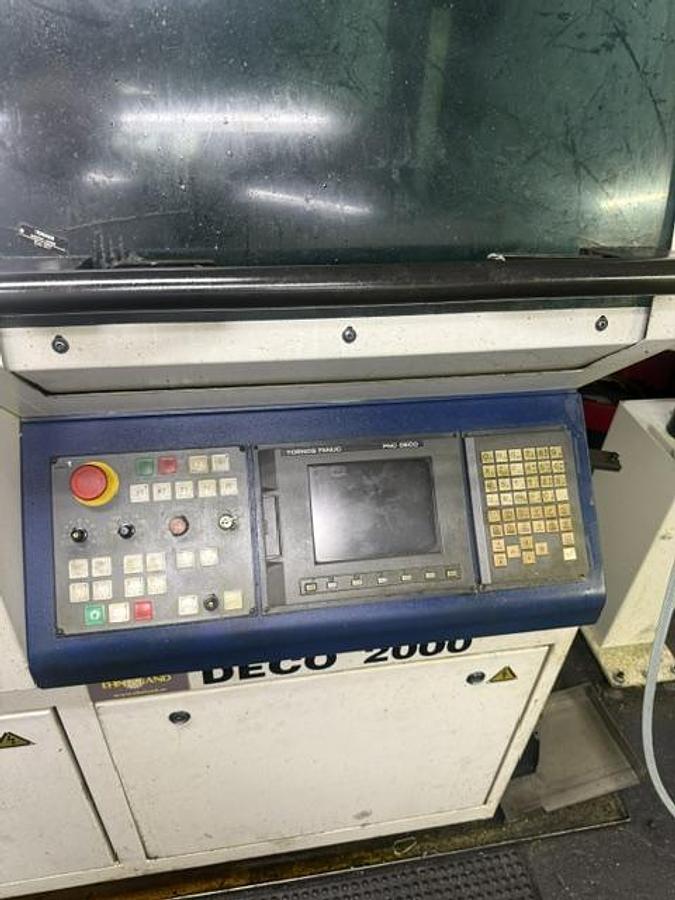 Used BRUGT CNC-DREJEBÆNK FABR. TORNOS-BECHLER, MODEL DECO 2000-13A