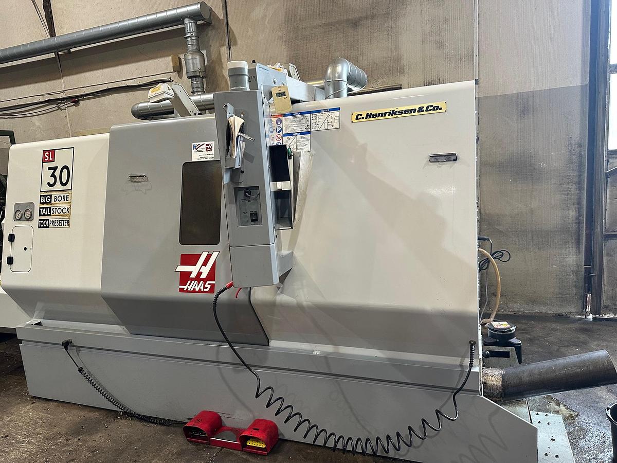 Used BRUGT CNC-DREJEBÆNK FABR. HAAS, MODEL SL 30 TBHE (Big Bore)