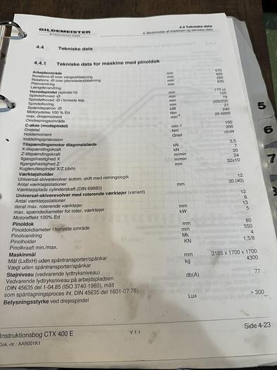 Used BRUGT CNC-DREJEBÆNK FABR. MORI SEIKI, MODEL SL 65
