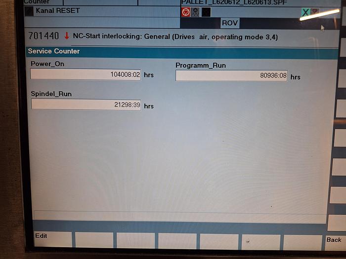 Used BRUGT VERTIKALT BEARBEJDNINGSCENTER FABR. DMG, MODEL DMF 300 LINEAR