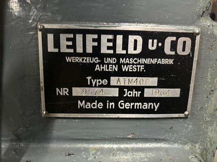 Used BRUGT AUTOMATISK TRYKBÆNK FABR. LEIFELD, MODEL ATM 400