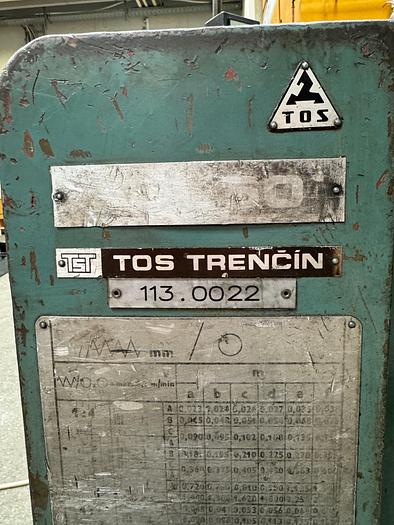 Used BRUGT DREJEBÆNK FABR. TOS, MODEL SUI 50