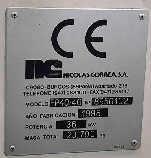 Used BRUGT CNC-PORTALFRÆSER FABR. CORREA, MODEL FP 40/40
