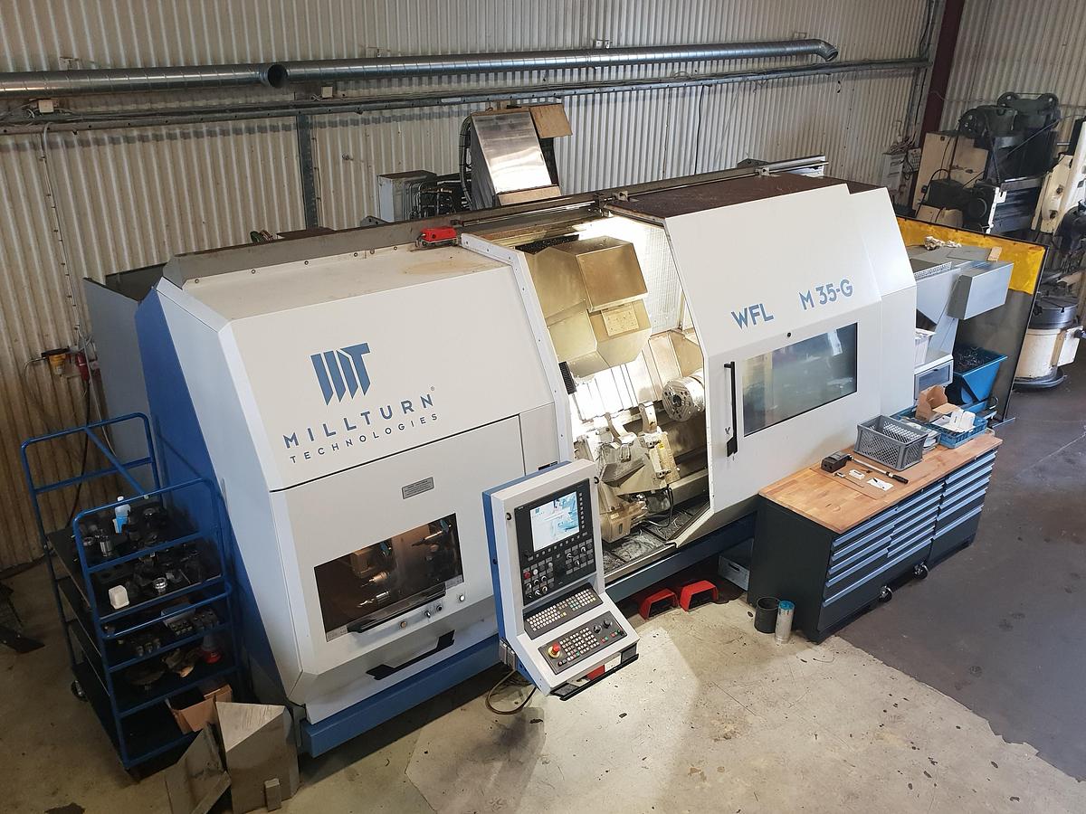 Used BRUGT DREJE & FRÆSE CENTER FABR. WFL, MODEL M35-G
