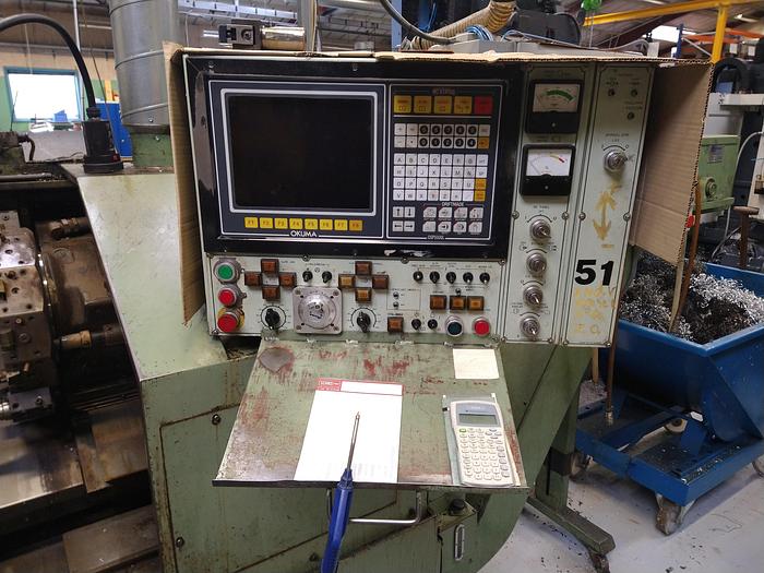 Used BRUGT CNC-DREJEBÆNK OKUMA, MODEL LB 15