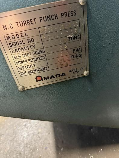 Used BRUGT CNC-REVOLVERSTANSER FABR. AMADA, MODEL PEGA 304040