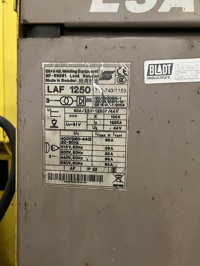 Used BRUGT SVEJSETÅRN FABR. ESAB, MODEL ACB - 5,5
