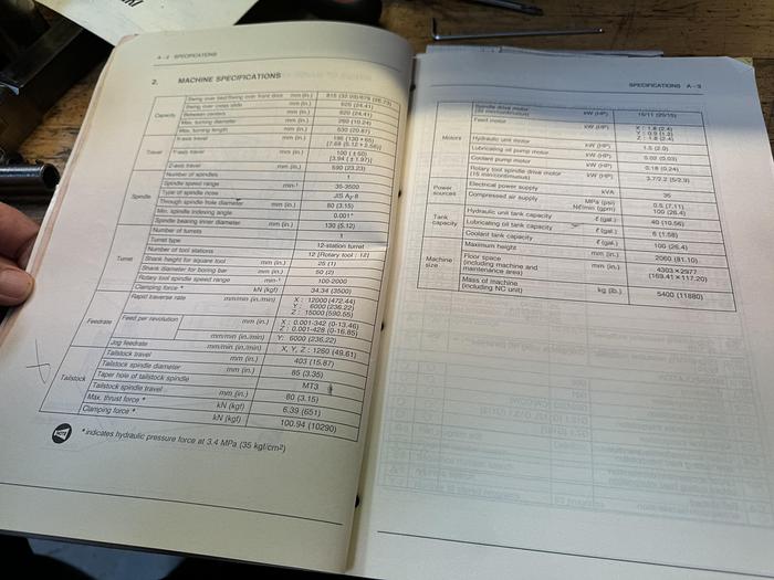 Used BRUGT CNC-DREJEBÆNK FABR. MORI SEIKI, MODEL SL-25 Y