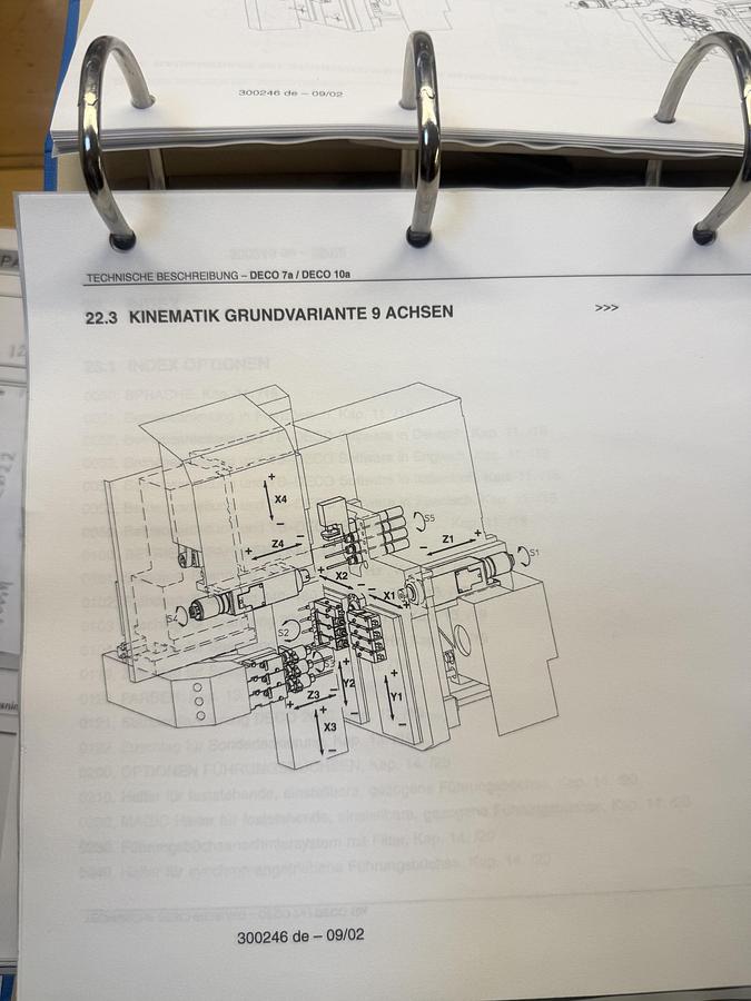 Used BRUGT CNC-DREJEBÆNK FABR. TORNOS-BECHLER, MODEL DECO 2000 7/10