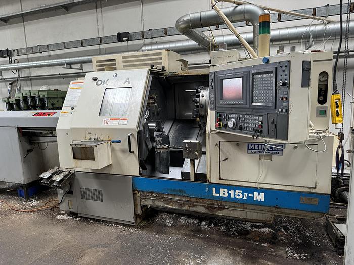 Used BRUGT CNC DREJEBÆNK FABR. OKUMA, MODEL LB 15 II-M