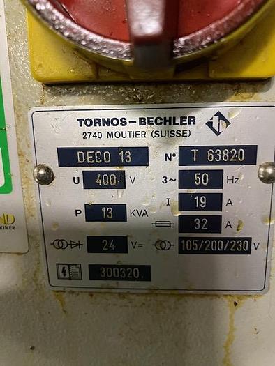 Used BRUGT CNC-DREJEAUTOMAT FABR. TORNOS, MODEL DECO 2000/13