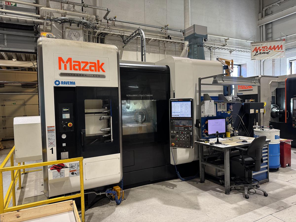 Used BRUGT 5-AKSET DREJE/FRÆSE CENTER FABR. MAZAK, MODEL INTEGREX i400