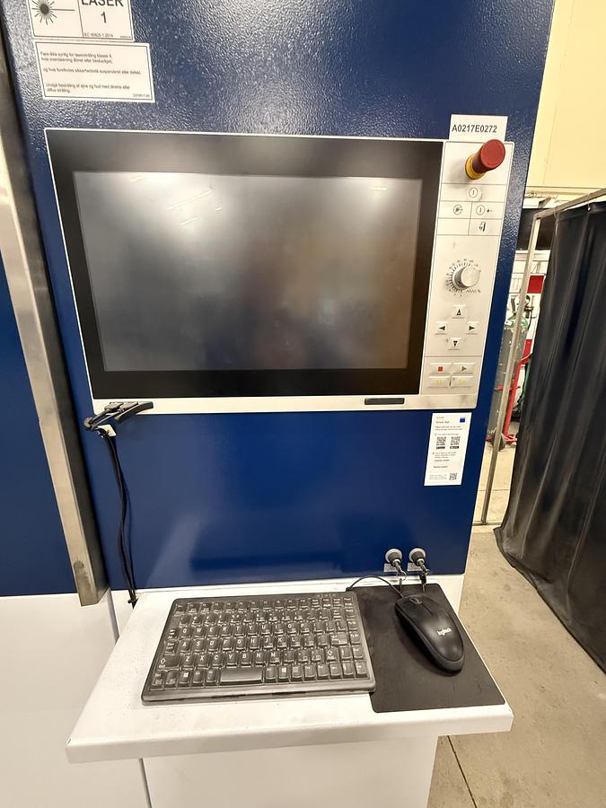 Used BRUGT CNC-FIBER LASERSKÆRER FABR. TRUMPF, MODEL TRULASER 1030 FIBER