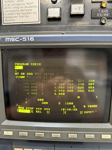 Used BRUGT CNC-DREJEBÆNK FABR. MORI SEIKI, MODEL SL-25 Y