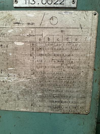 Used BRUGT DREJEBÆNK FABR. TOS, MODEL SUI 50