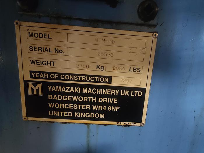 Used BRUGT CNC-DREJEBÆNK FABR. MAZAK, MODEL QTN 10