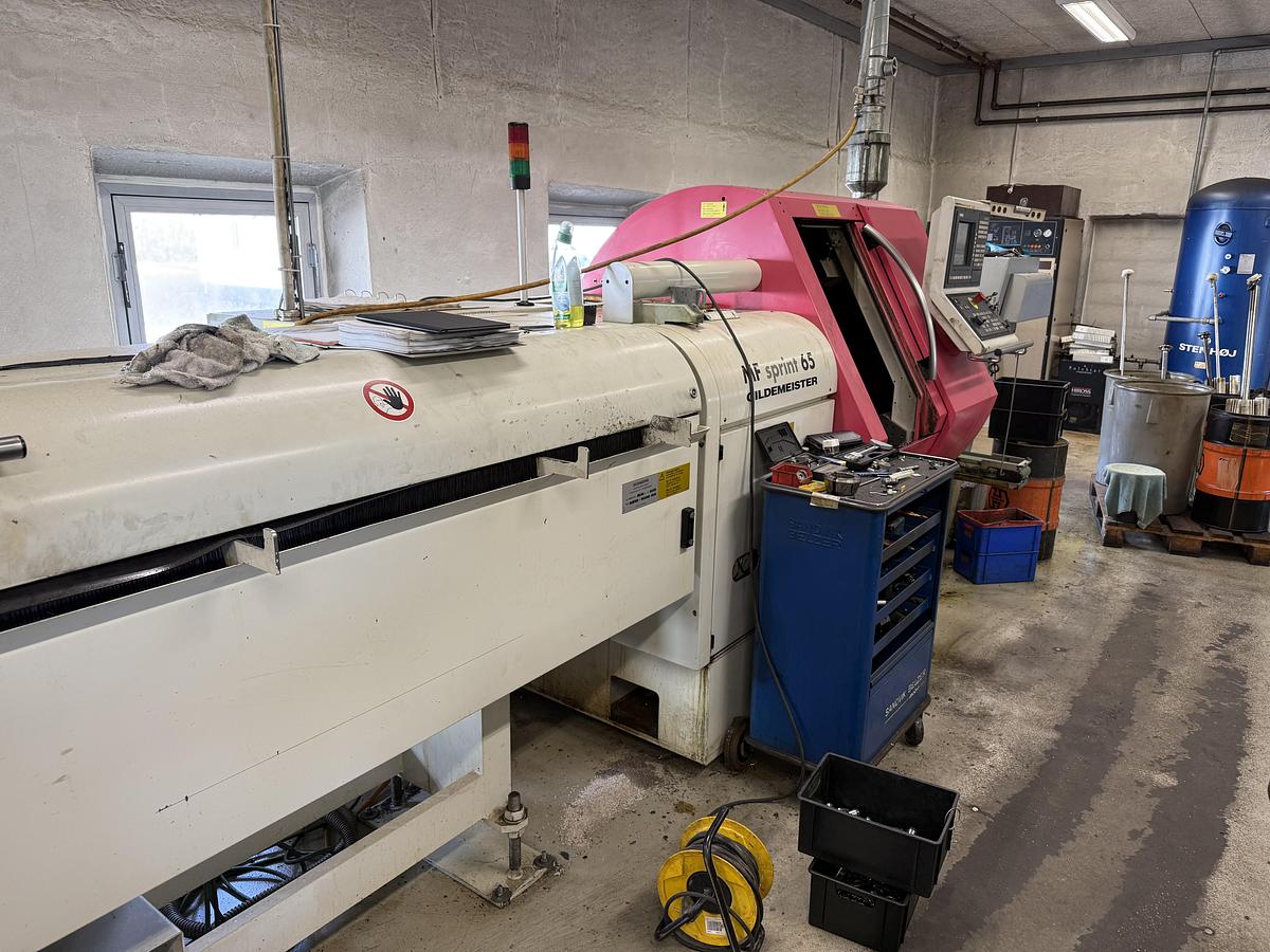 Used BRUGT CNC-DREJEBÆNK FABR. GILDEMEISTER, MODEL MF SPRINT 65