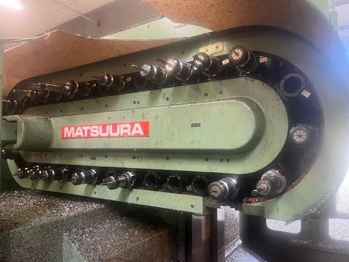 Used BRUGT VERTIKALT BEARBEJDNINGSCENTER FABR. MATSUURA, MODEL MC 760 VX