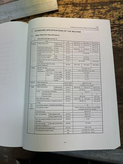 Used BRUGT VERTIKALT BEARBEJDNINGSCENTER FABR. MAZAK, MODEL VCN NEXUS 510 C II