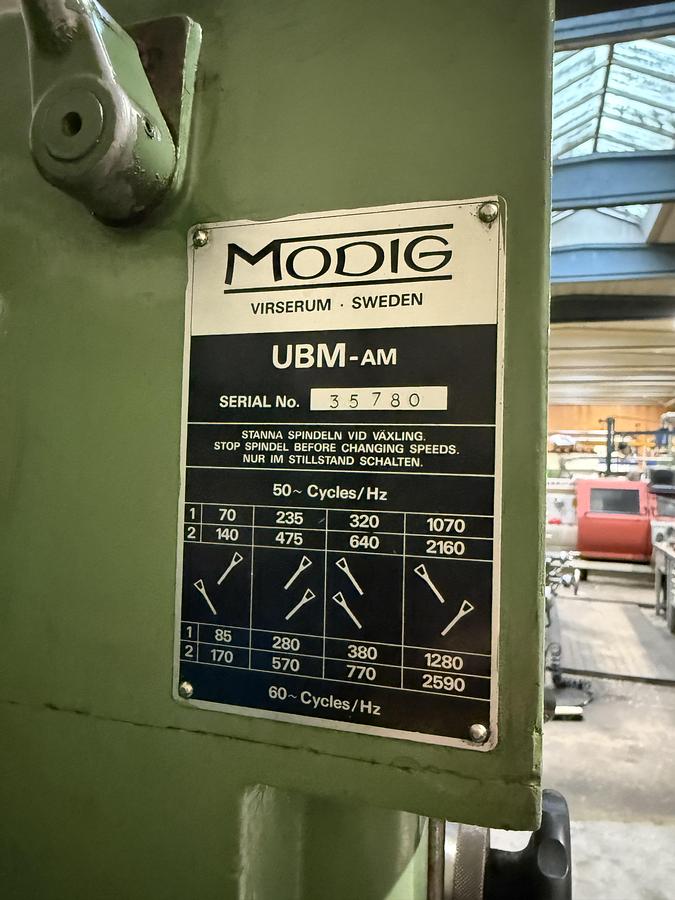 Used BRUGT BORE/FRÆSE MASKINE FABR. MODIG MODEL UBM-AM
