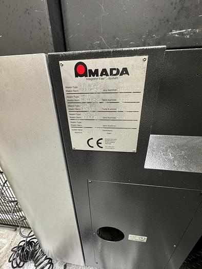 Used BRUGT CNC-FIBER LASER & REVOLVERSTANSER FABR. AMADA, MODEL LC 2515 C1AJ