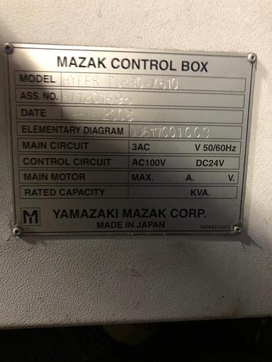 Used BRUGT CNC-LASERSKÆRER FABR. MAZAK, MODEL HYPER TURBO X 510