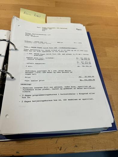 Used BRUGT CNC-DREJEBÆNK FABR. MAZAK, MODEL SQT 10-M